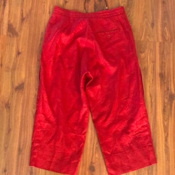￼Lauren Ralph Lauren petites Red lemon, Capri pants vintage size 4P ￼ - Picture 4 of 4